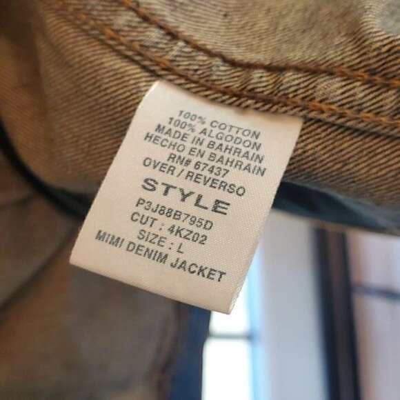 Ralph Lauren Black Label Polo Jeans Original Distress Slv Blue Sz L Jean Jacket - Picture 7 of 16